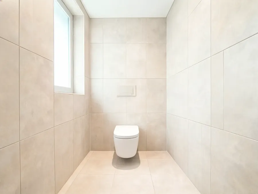 Betegeld toilet met inbouwreservoir na een toiletrenovatie in de Achterhoek